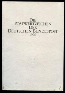 GERMANY & BERLIN OFFICIAL YEAR BOOK 1990 COMPLETE  FACE VALUE IS 71.15 DM  MINT 