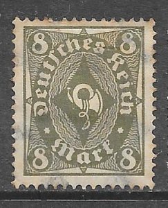 Germany 190: 8m Post Horn, unused, NG, F-VF