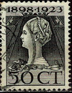 Netherlands; 1923: Sc. # 131: O/Used Single Stamp