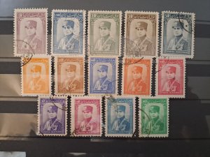 Iran 827-840 Reza Shah Pahlavi 1935 Complete Set used