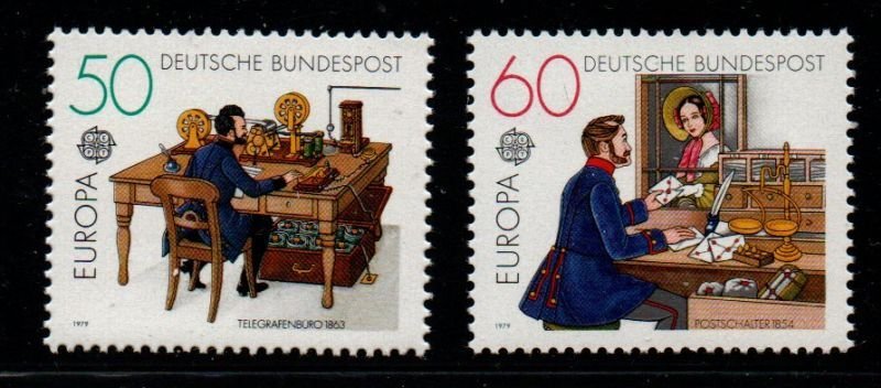 Germany Sc 1291-1292 1979  Europa stamp set mint NH