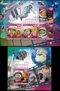 MADAGASCAR 2016 SPACE GAGARIN LEONOV ARMSTRONG ESPACE RAUMFAHRT [#1615P]