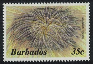 Barbados Animal flower 35c Without Imprint 1986 MNH SG#800A
