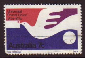 Australia 1974 Sc#597, SG#576 7c Pigeon Post USED.