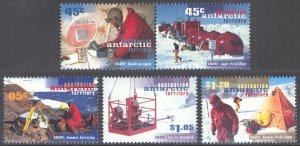 Australian Antarctic Territory 1997 Scott #L103a-L106 Mint Never Hinged