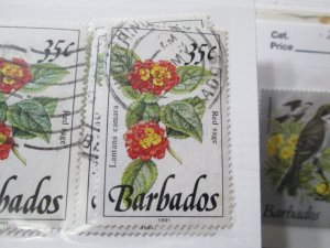 Barbados #758A used 2024 SCV = $1.00