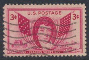 USA  SC#  962   Used 1948 Francis Scott Key  see scan