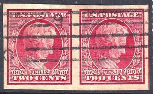 U.S. 368 Used PAIR VF (1120)