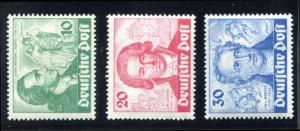 Germany- Berlin 9N61-9N63 MNH 1949 Goethe