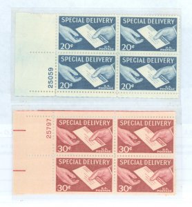 United States #E20-E21 Mint (NH) Plate Block