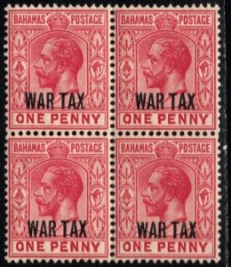 1918 Bahamas Scott #- MR7 1 Penny King George V War Tax Stamp Overprint