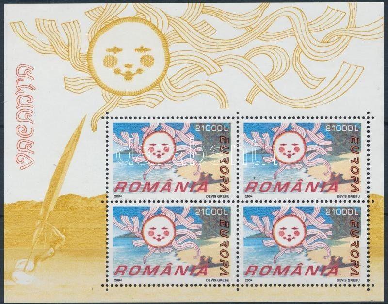 Romania stamp Europa CEPT: Leisure minisheet MNH 2004 Mi 5822 WS196131