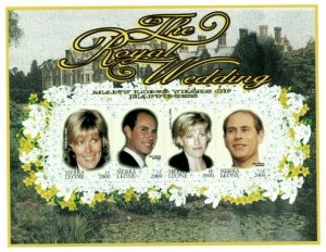 Sierra Leone 1999 - Royal Wedding, Prince Edward - Sheet of 4v - Sc 2239 - MNH