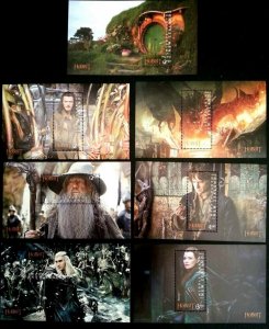 New Zealand The Hobbit The Battle Of The Five Armies 2014 LOTR Movie (ms MNH