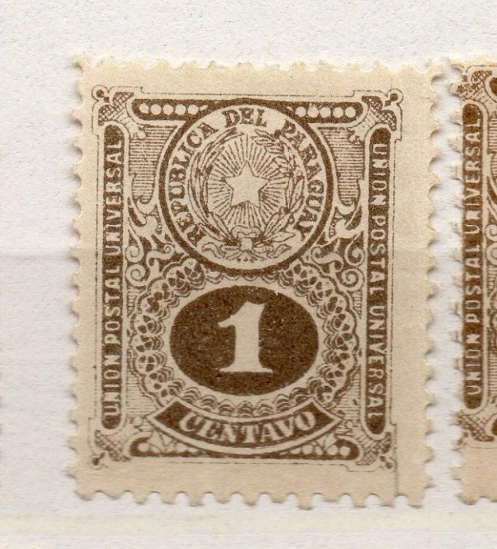 Paraguay 1910 Early Issue Fine Mint Hinged 1c. 282463