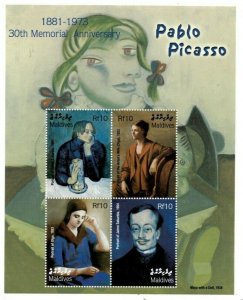 Maldives MNH S/S 2757 Pablo Picasso Art 2003