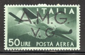 Italy-A.M.G. Scott 1LNC7 unused LHOG - 1946 50l Italy Overprint - SCV $6.50