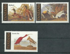 Tanzania   306-308   Mint NH VF 1986 PD