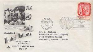 United Nations, First Day Cover