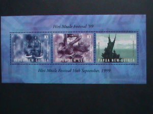 PURPUA NEW GUINEA -1999-SC# 978 HIRI MOALE FESTIVAL -MNH S/S SHEET-VERY FINE