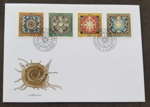 Liechtenstein The Four Elements 1994 Earth Water Fire Air (FDC) *see scan