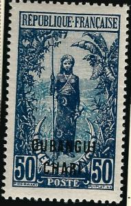 Ubangi-Shari Sc #35 F-VF Mint OG French Colonies are Hot!