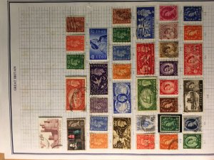 Collection of Great Britain stamps