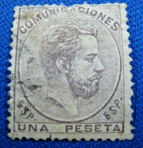 SPAIN  1872  -  SCOTT # 187  -   Used