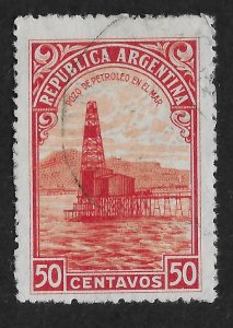 Argentina #444 50c Oil Well (Petroleum)