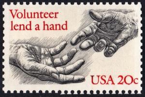 SC#2039 20¢ Volunteerism Single (1983) MNH