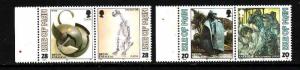 Isle of Man-Sc#558-61-unused NH set-Europa-Contemporary Art-1993-