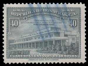 HONDURAS 1949 AIRMAIL STAMP. SCOTT: C177. USED. # 2