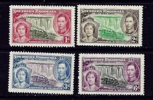 Southern Rhodesia MLH 1937 KGVI Coronation set