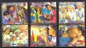 New Zealand Sc# 1237-1242 MNH 1994 Christmas