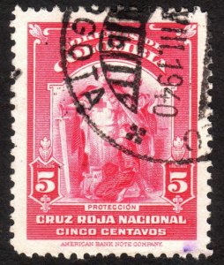 1940, Colombia 5c, Used, Sc RA13