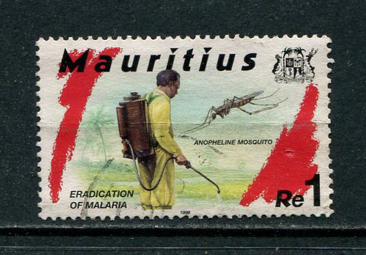 Mauritius 1999 Malaria, used.