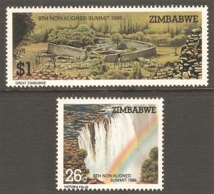 ZIMBABWE Sc# 533 - 534 MNH FVF Set-2 Victoria Falls