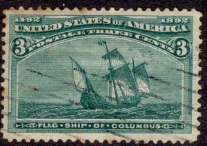 US Stamp #232 USED SCV $15