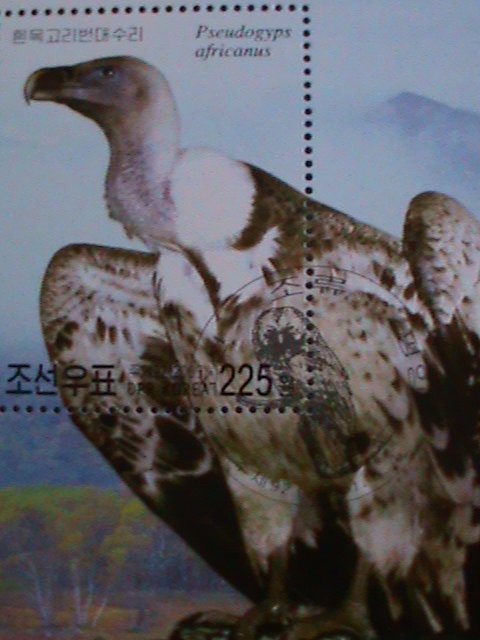 KOREA -2003 SC# 4322-PSEUDOGPS AFRICANUS BIRD CTO S/S -VF WITH FANCY CANCEL