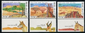 1988 Israel 1099-101 Nature Reserves in the Negev 4,50 €