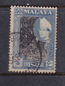 Malaya Trengganu 1957 Sc 82 50c Used