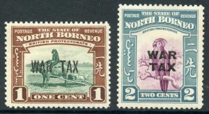 North Borneo SG318/9 Set of 2 M/M Cat 17 pounds