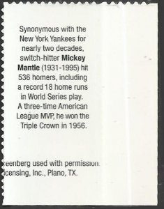 # 4083 MINT NEVER HINGED ( MNH ) MICKEY MANTLE