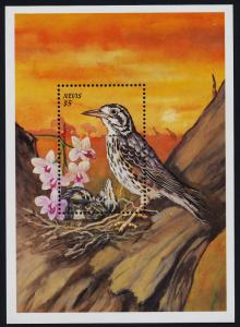 Nevis 1141-2 MNH Birds, Flowers