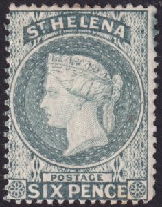 St Helena 1889 #7 fvf mh 6p Gray