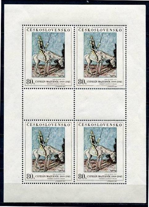 Czechoslovakia 1967 Five  Sheets  Sc 1507-1 Mi 1748-2 Kleinbogen  MNH Art Pai...