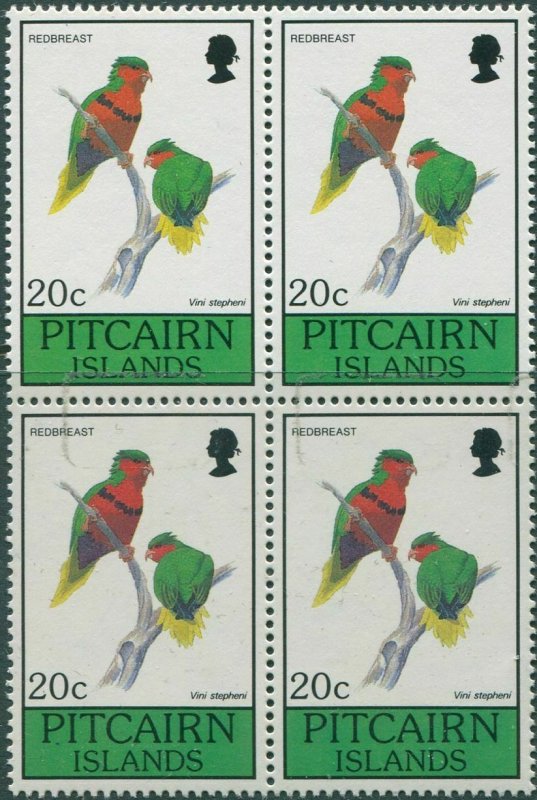 Pitcairn Islands 1990 SG385 20c Lory block MNH