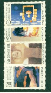 CHILE 1064-7 MNH CV $5.50 BIN $3.00