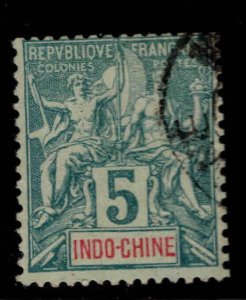 French Indo-China Scott 6 Used 1892 Navigation and Commerce