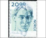 NK 1474 Nordahl Grieg (1902-1943) poet, dramatist, journalist 20 Krone Bright...